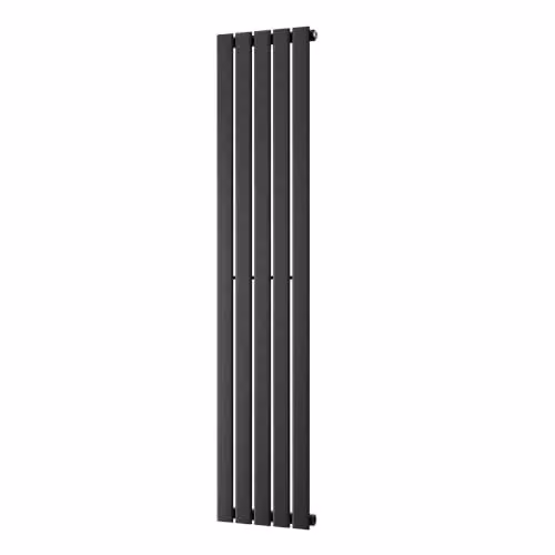 UK Radiators Typhoon Black Vertical Designer Radiator, W: 34.0 cm, H: 160.0 cm – 2