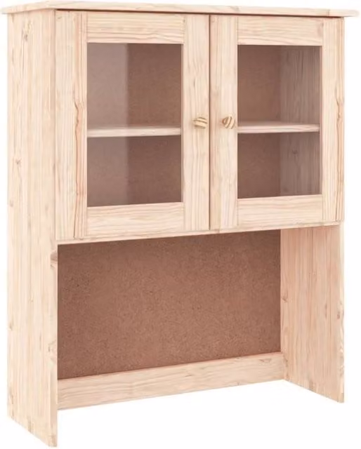 Berkfield Home ALTA Dresser Top in Solid Pine Wood, Beige, W/D/H: 77 x 30 x 92 cm – 1