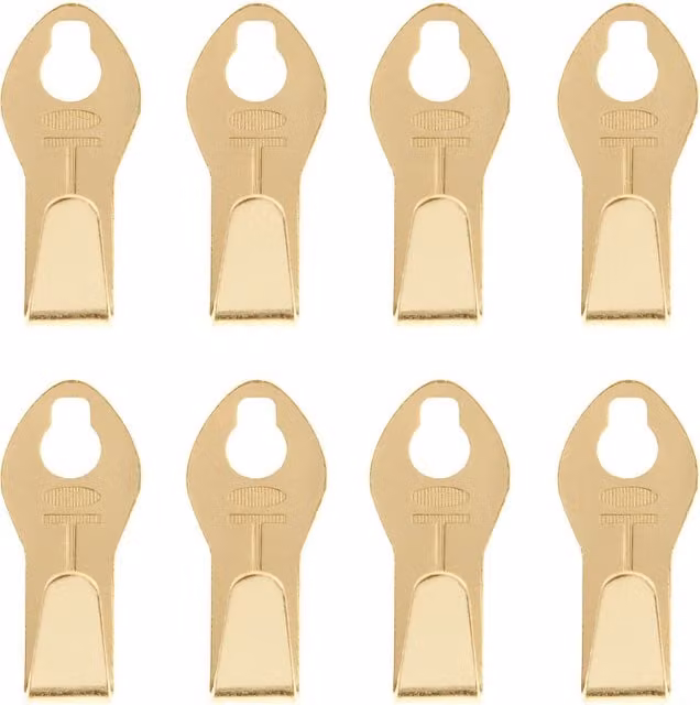 Takker Brass-Plated Picture Hooks in Gold
