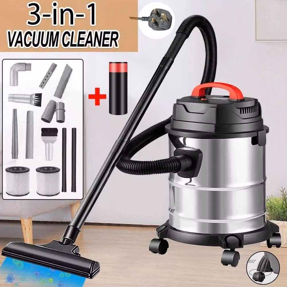 PAWNORA Powerful Wet and Dry Vacuum Cleaner with Blow Function and Pet Hair Suction in Silver – 4