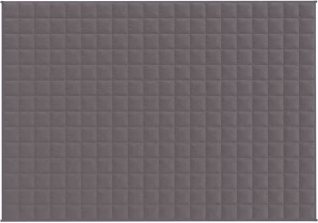 Berkfield Home Grey Weighted Blanket for Adults, 10 kg, W: 138 cm, L: 200 cm – 1