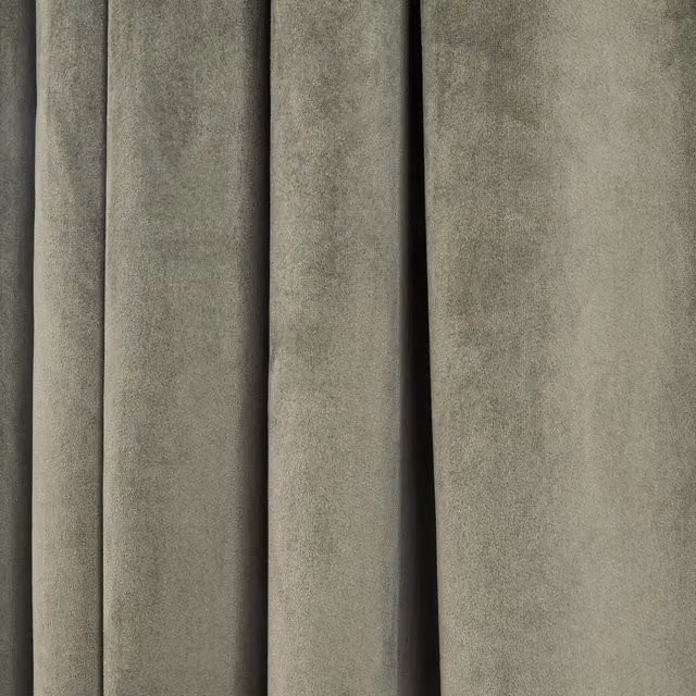 OHS Thermal Velvet Eyelet Curtains in Woodland Green