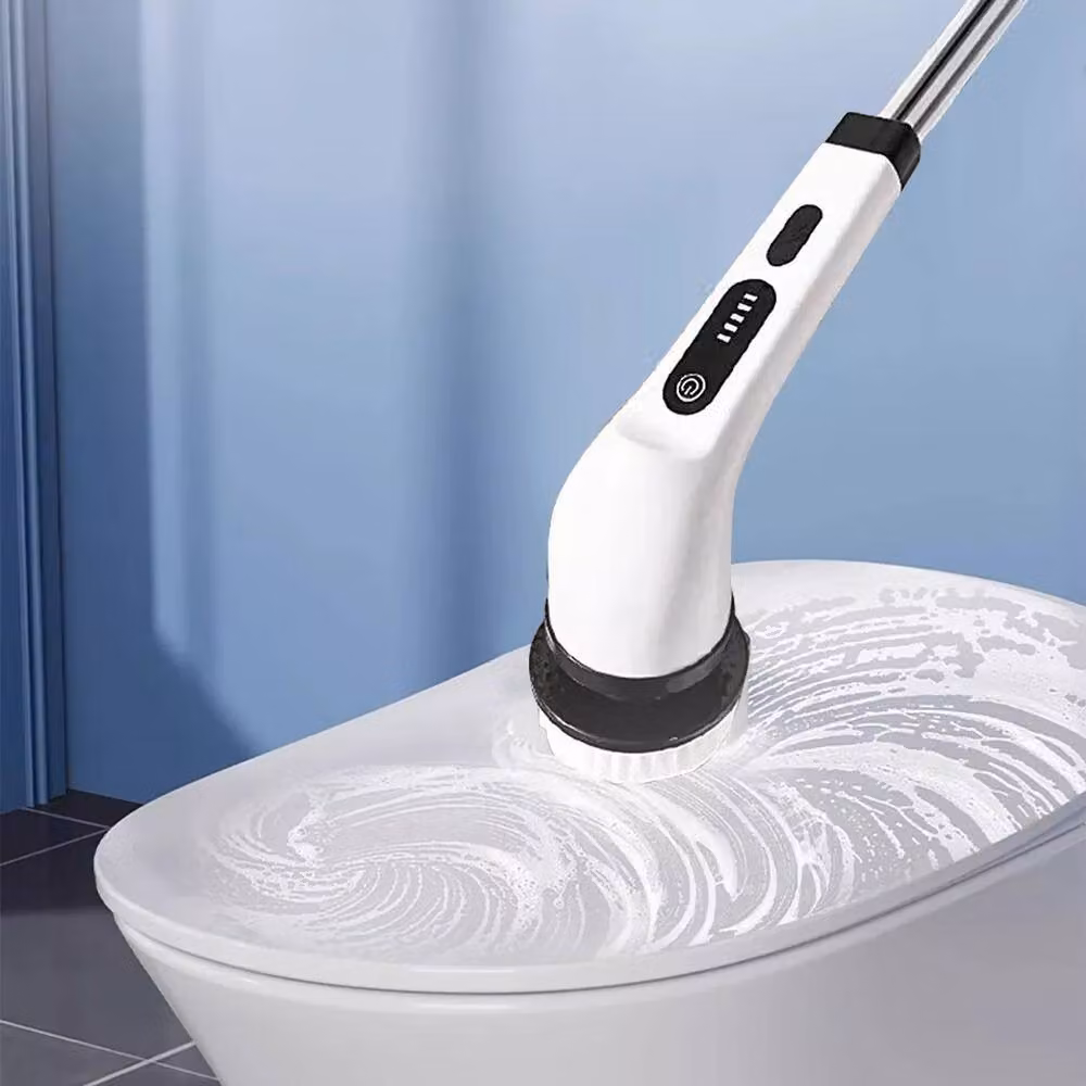 Havendro 9 in 1 Cordless Electric Spin Scrubber with Rotating Brush in White and Multicolour – 3