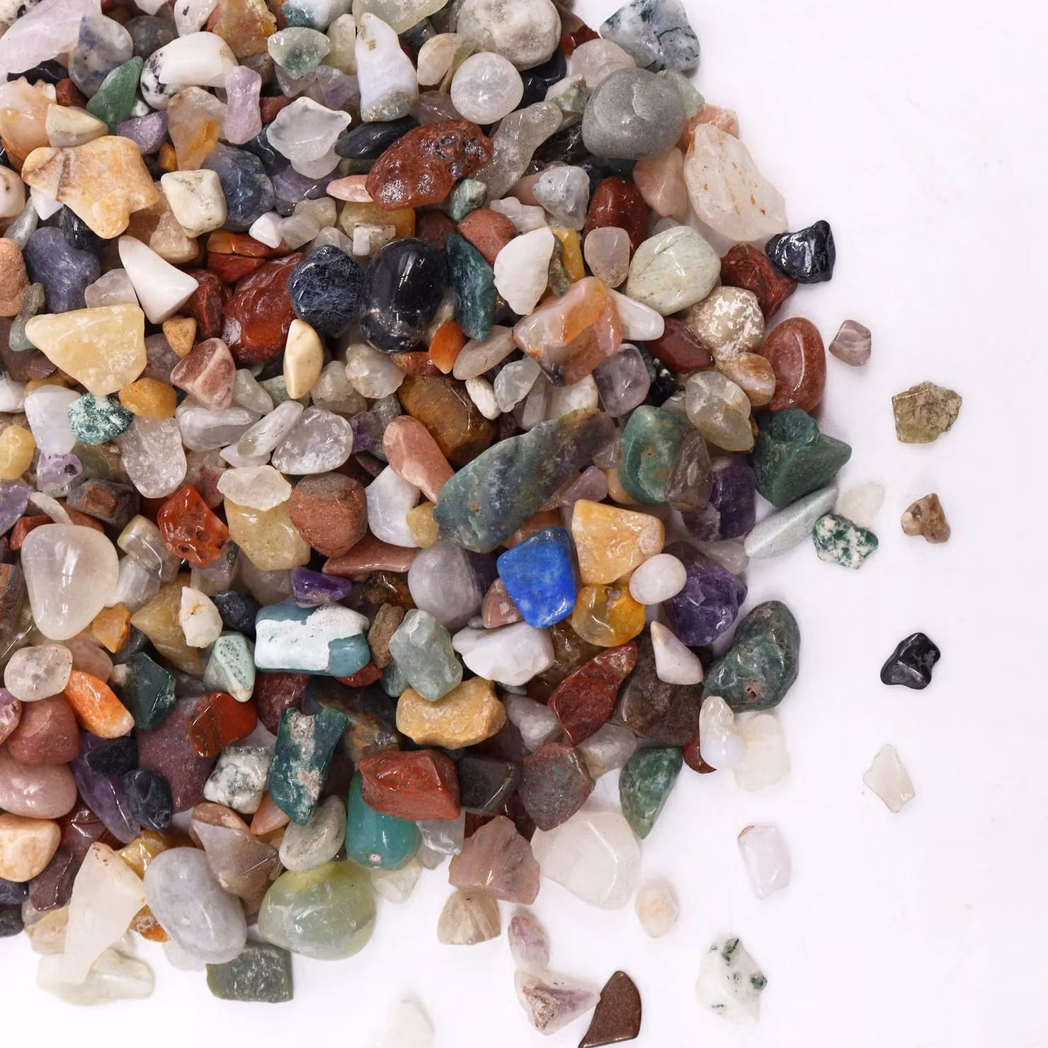 KDMD Mixed Natural Multicolour Gemstone Chips, 5kg – 3