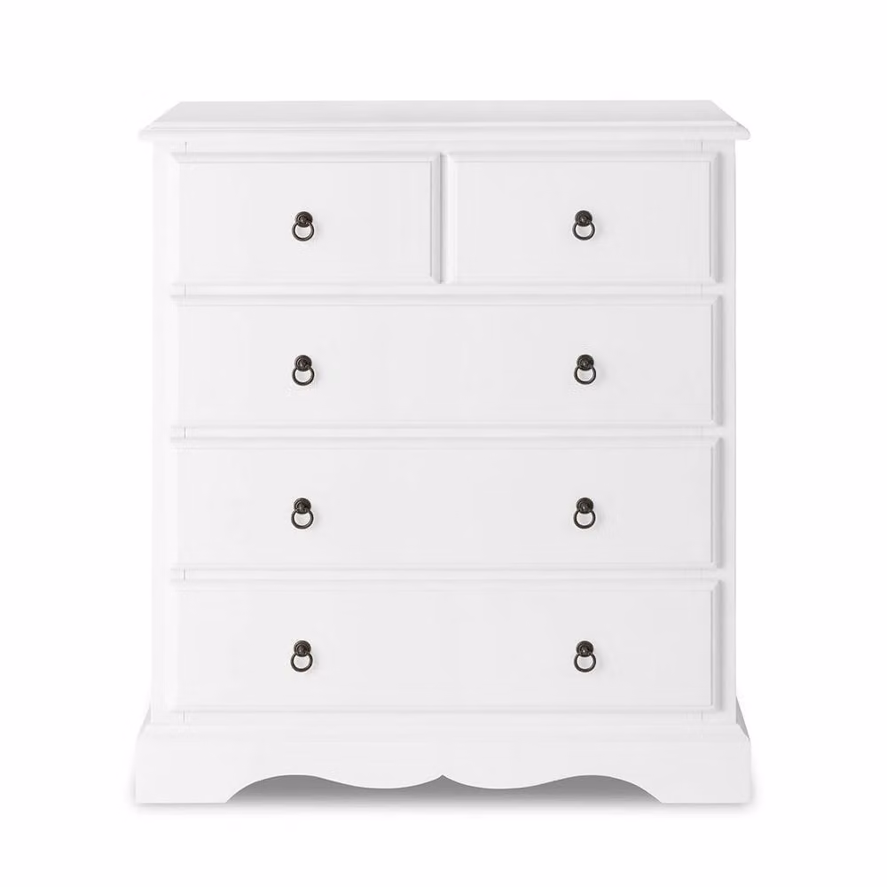 Statement Furniture Romance 2 Over 3 Chest of Drawers in White – 2