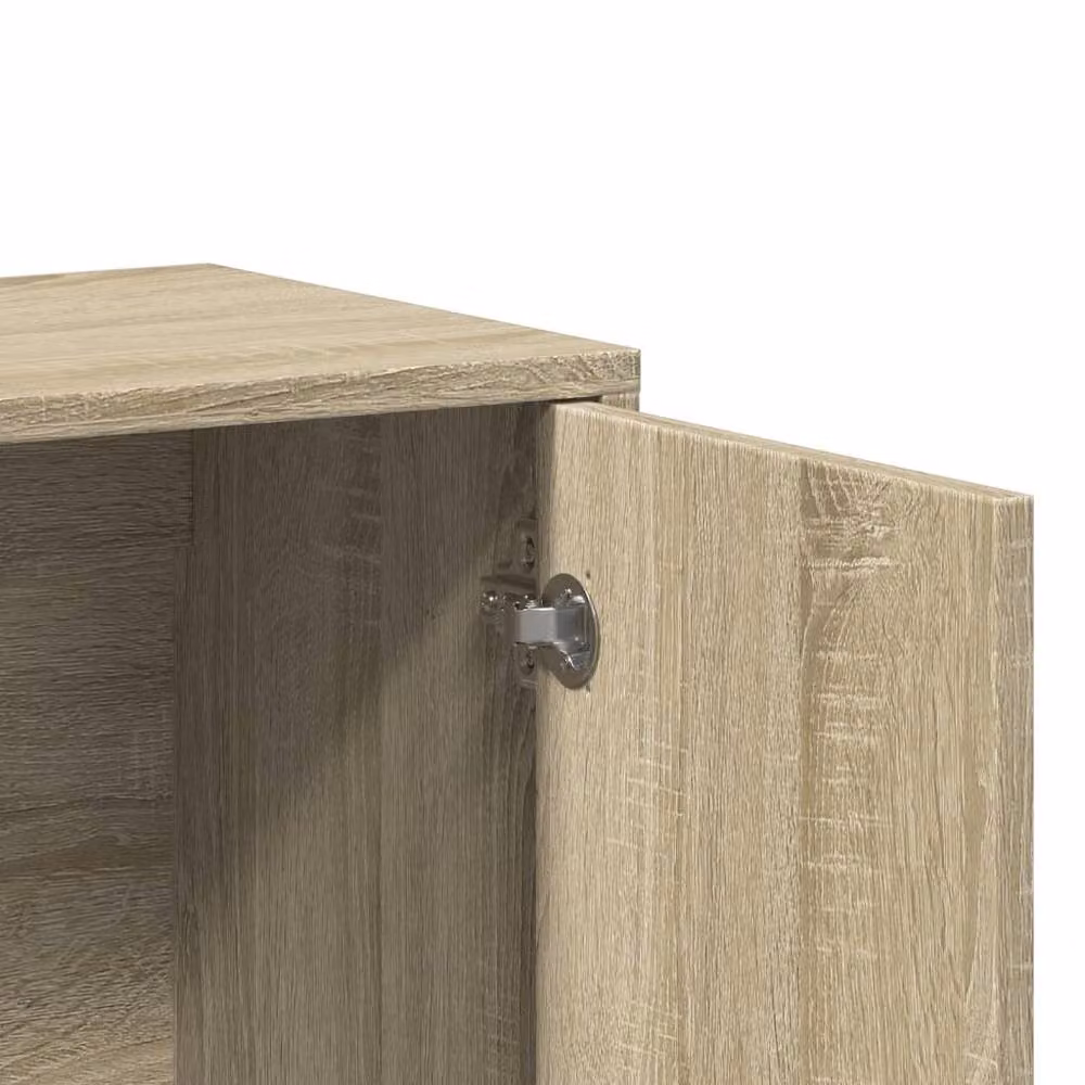 Berkfield Home Sonoma Oak Sideboard in Light Brown, W/D/H: 60 x 31 x 70 cm – 3