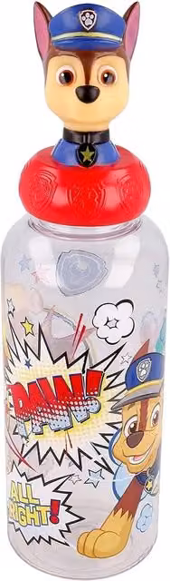 STOR Paw Patrol 3D Figured Water Bottle, Red, 560ml