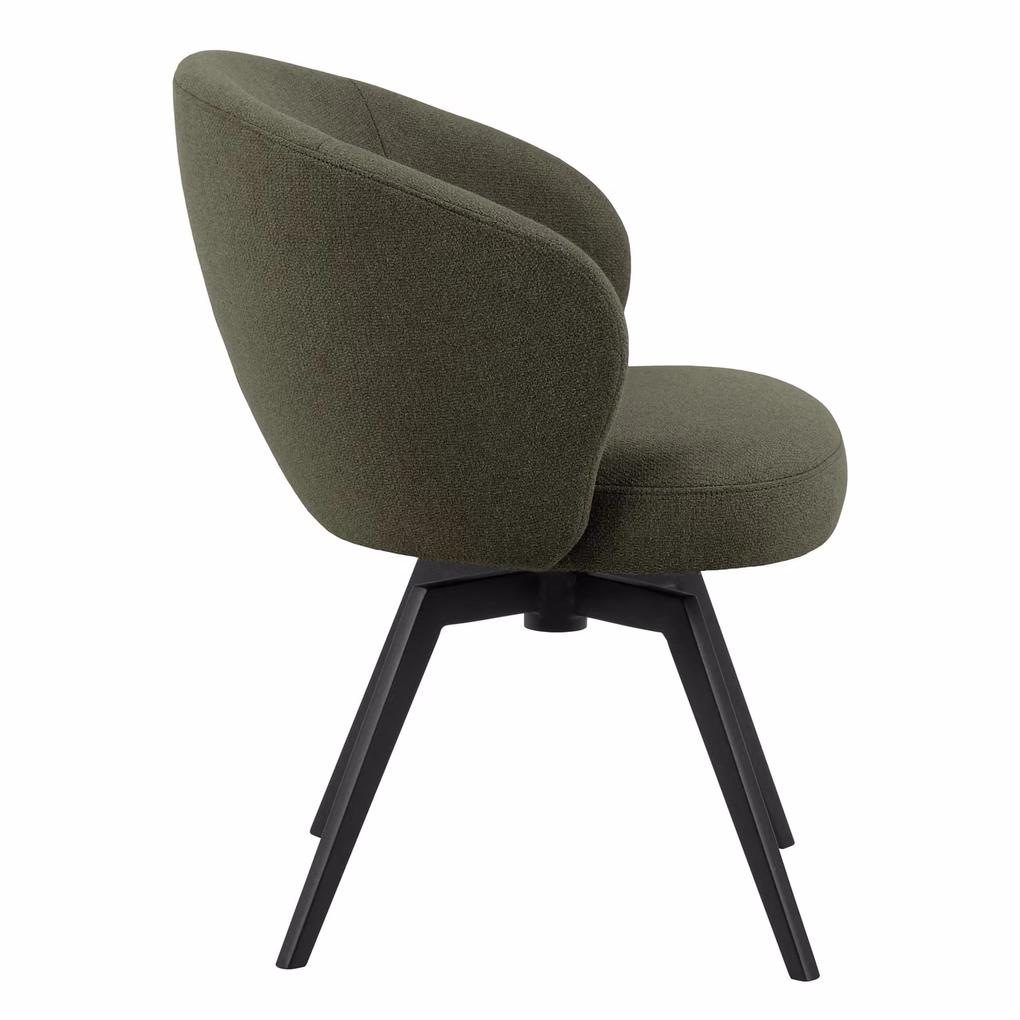 Furniture To Go Darlene Green Fabric Dining Chair with Armrests and Swivel Function – 3