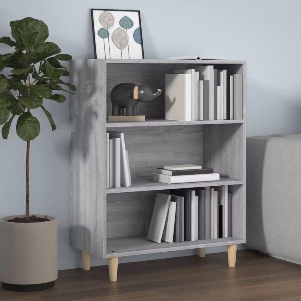 Berkfield Home Grey Sonoma Sideboard in Engineered Wood W/D/H: 69.5 x 32.5 x 90 cm – 2