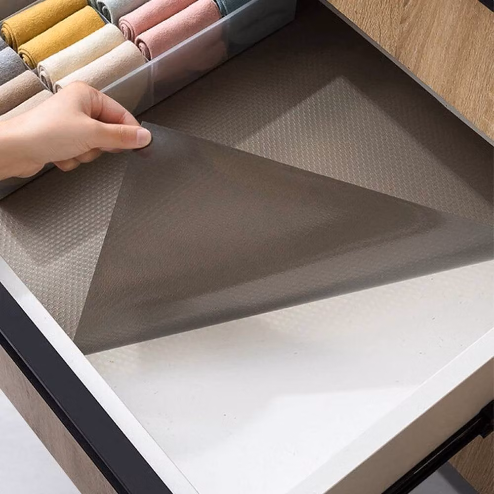 PAWNORA Non Slip Drawer Mat and Shelf Liner, Black, W: 45 cm, L: 500 cm – 3