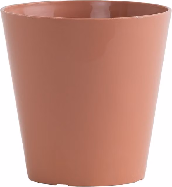 Wham Round Studio Indoor Tabletop Planter Cover in Orange, Diameter: 30 cm