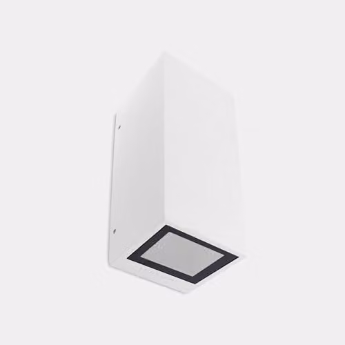 Netlighting Afrodita LEDS C4 2 Light Outdoor Up Down Wall Light, White, IP65, GU10