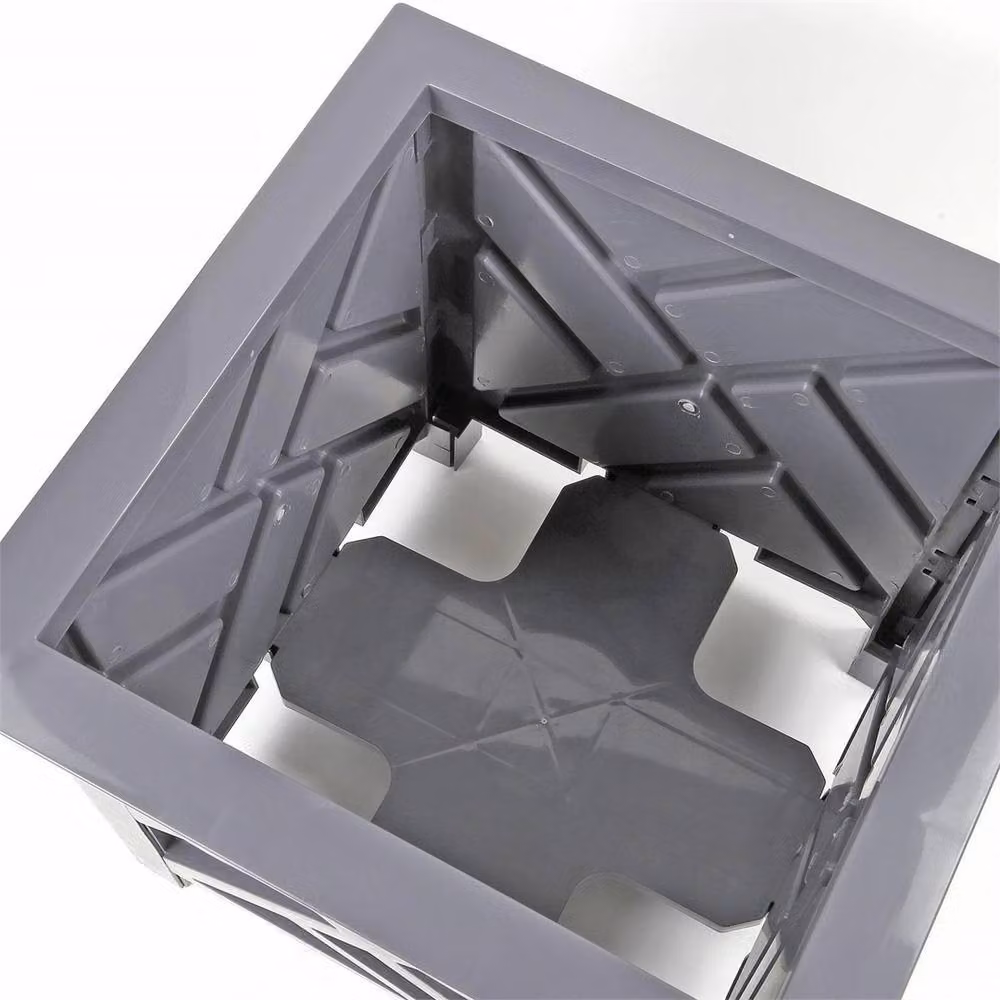 Havendro Grey Lattice Square Plastic Planter Tub – 3