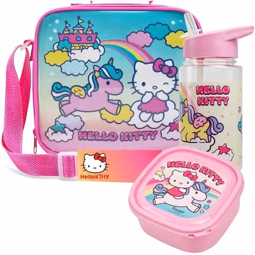 Get Trend Hello Kitty Pink Insulated and Leakproof Women's Lunch Bag with Strap – 1