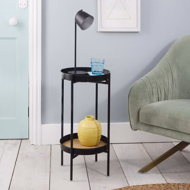 Noa and Nani Solna Small Side Table in Black