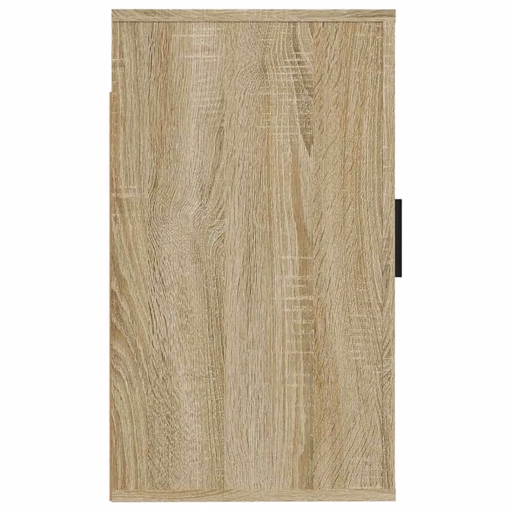 Berkfield Home Set of 2 Wall Mounted TV Cabinets in Sonoma Oak, Light Tan, W: 40 cm, D: 34.5 cm, H: 60 cm – 3