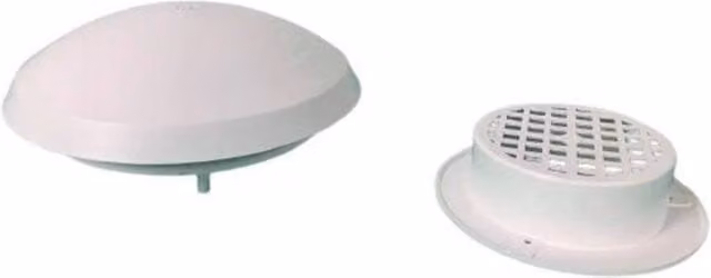 SPETLEK Caravan Roof Vent 110-150mm Fixed Vent for Motorhome, White