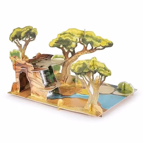 Papo Savanna Scenery Play Toy Multicolour Wild Life Collection Landscape Figure Play World