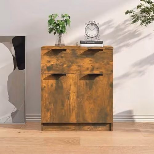 vidaXL Modern Sideboard in Brown Engineered Wood W/D/H: 60 x 30 x 70 cm – 2