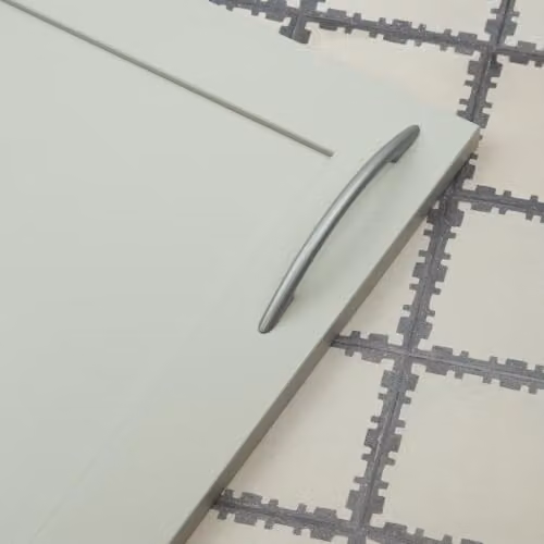 Handle & Home Matt Chrome Bow Cabinet Handle, Silver, 128mm – 2
