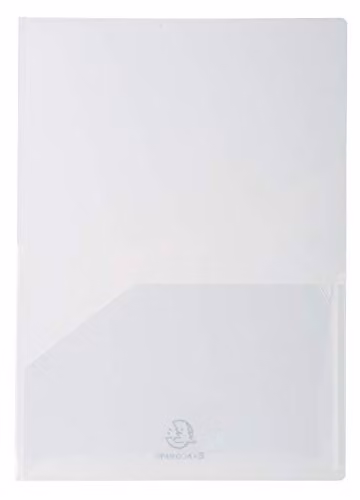 Exacompta Twin Pocket Document Presentation Folder for A4 Documents, Transparent, Pack of 10