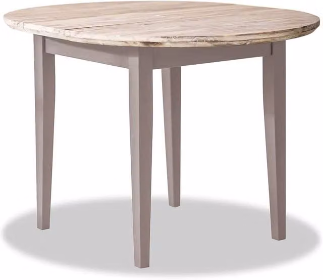 Statement Furniture Florence Round Extendable Kitchen Dining Table in Beige