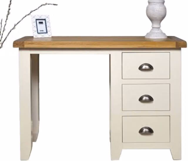 Elm Home And Garden White Painted Oak Dressing Table