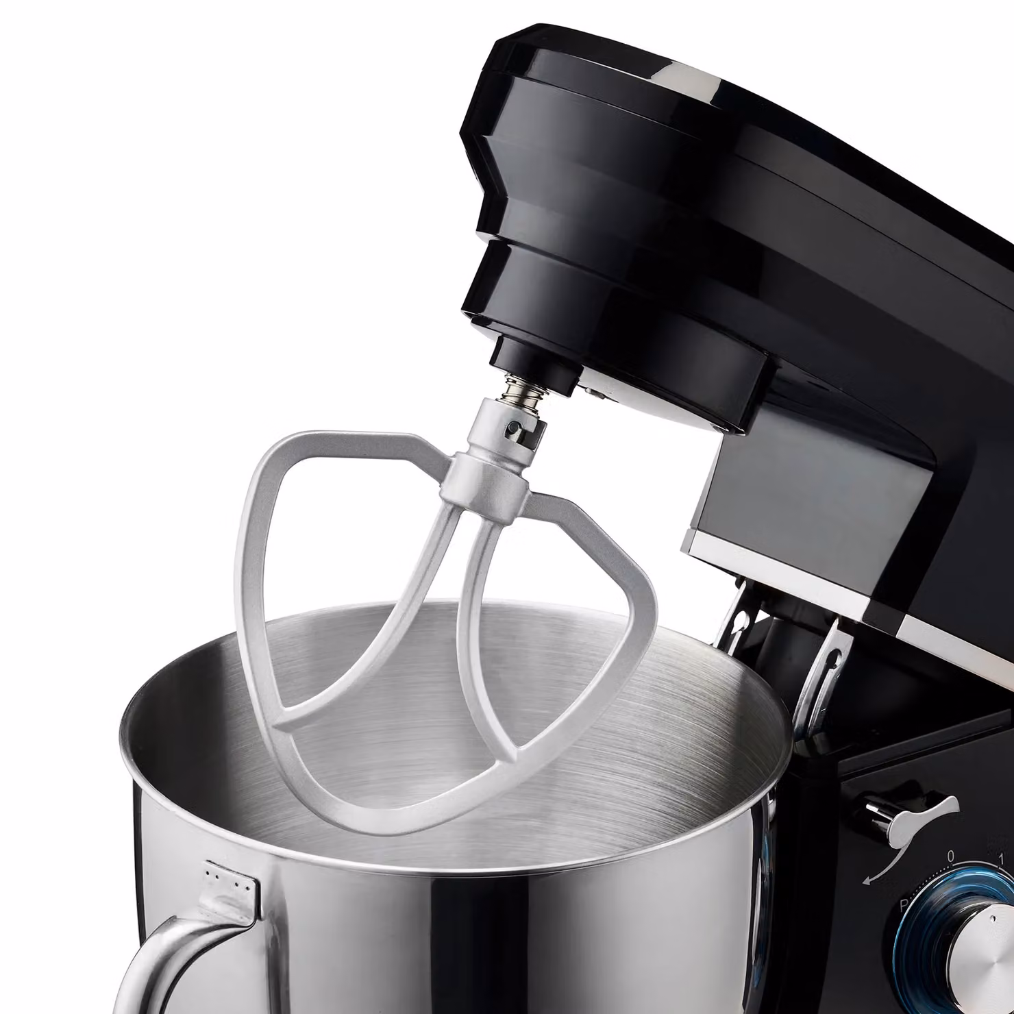 Cooks Professional Stand Mixer 1200W with 6 Speeds, Pulse Function and 7L Mixing Bowl in Black – 3