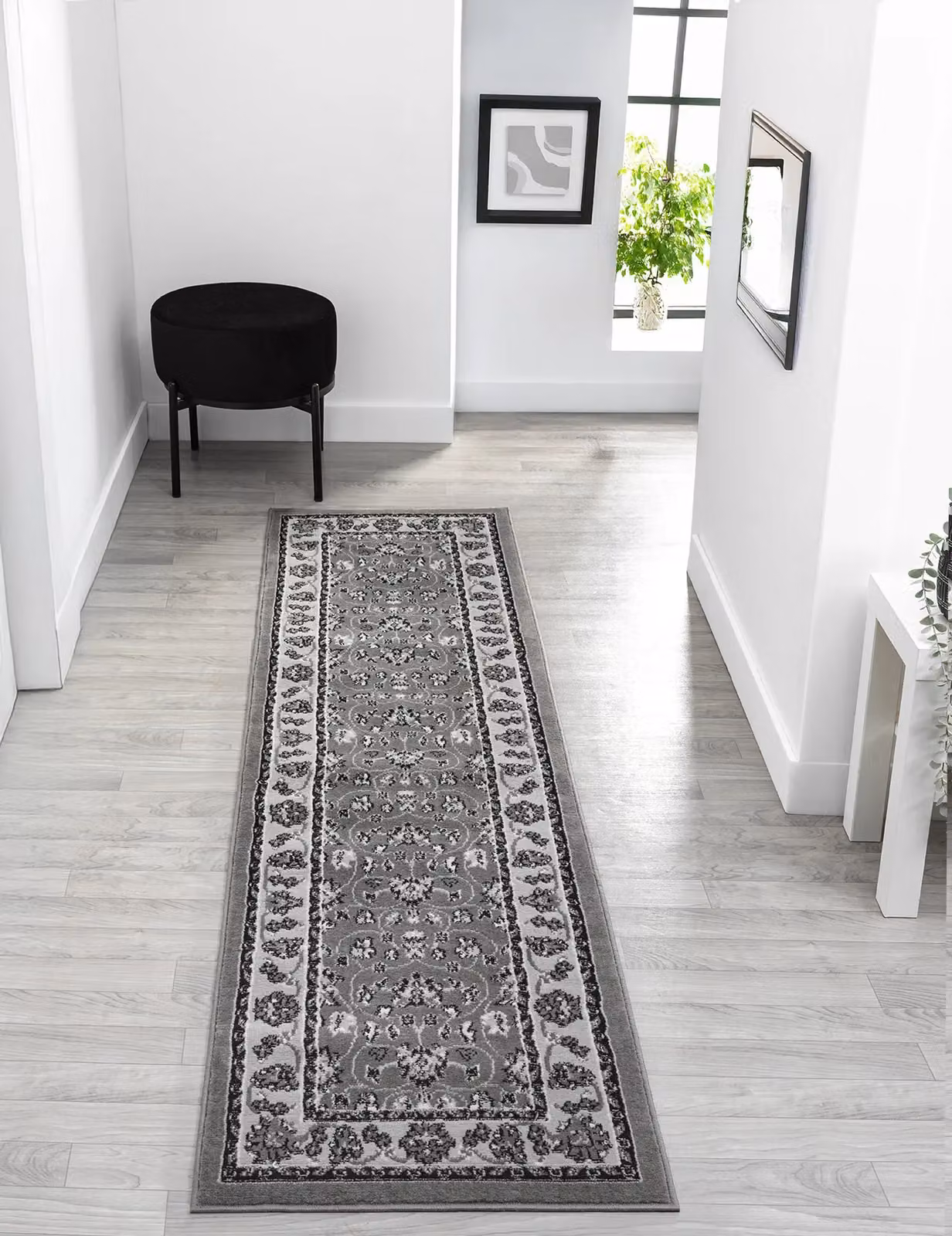 Desire Rugs Obsidian Modern Abstract Low Pile Area Rug in Grey, W: 120 cm, D: 170 cm – 3