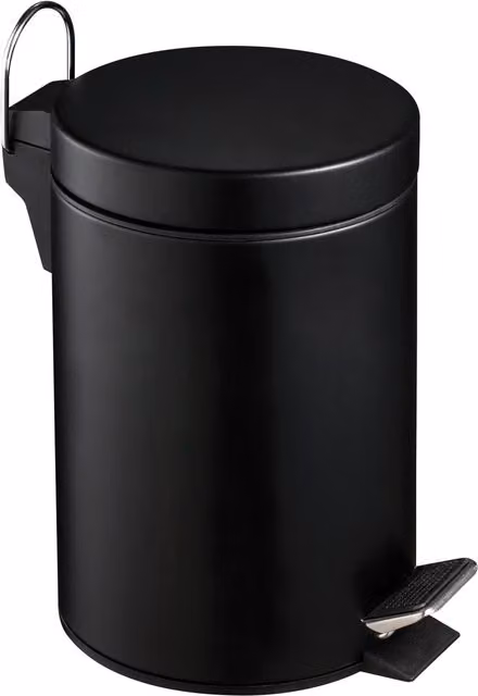 Premier Housewares 3L Turquoise and Black Pedal Bin with Removable Inner Bucket – 1