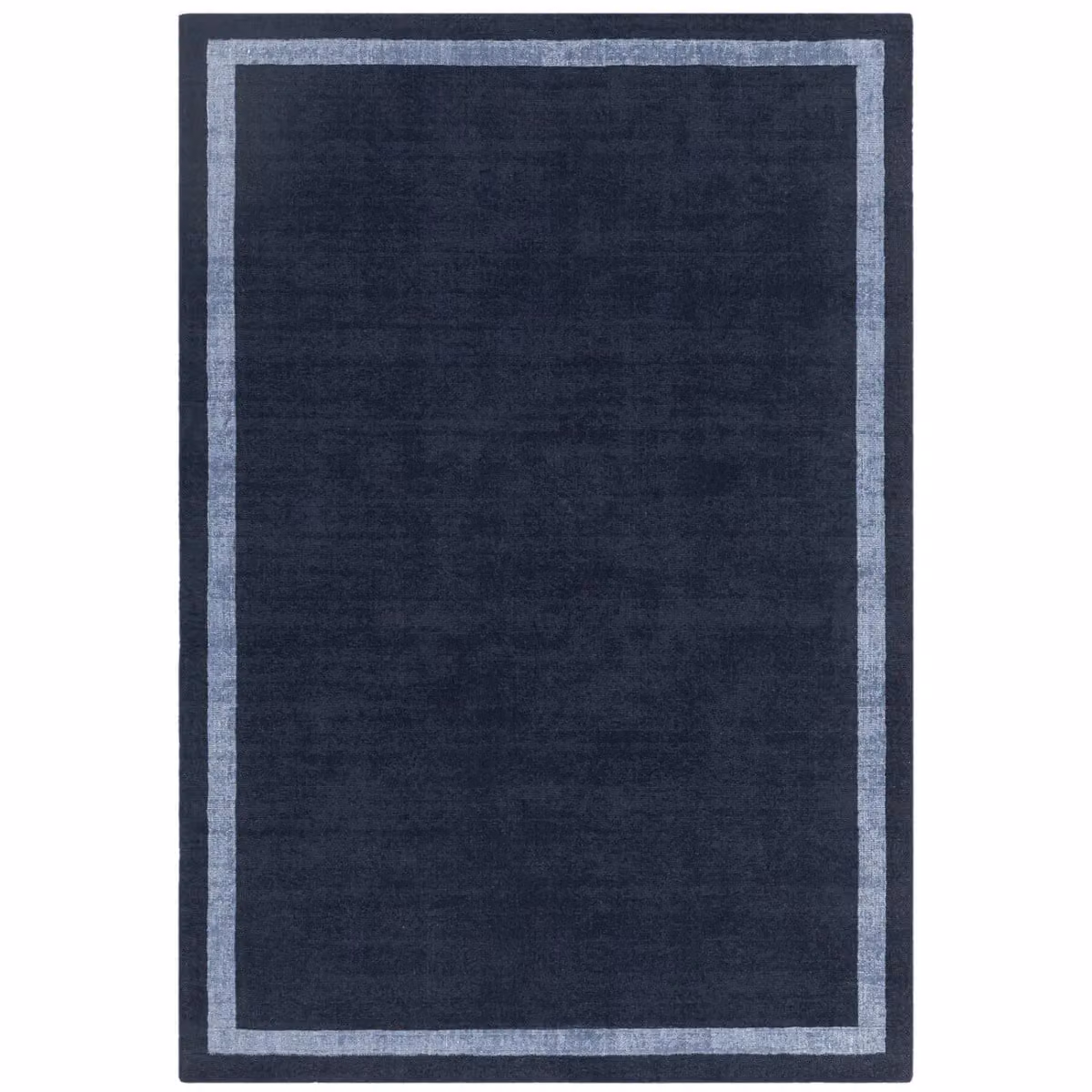 The Rug Shop UK Blue Handmade Plain Border Wool Area Rug, W: 160 cm, D: 230 cm – 5