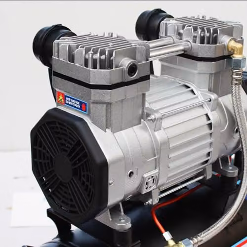 SIP QT Air Compressor Ultra Low Noise Oil-Free Direct Drive, Black, 50L, 1.1kW, 8 Bar – 5