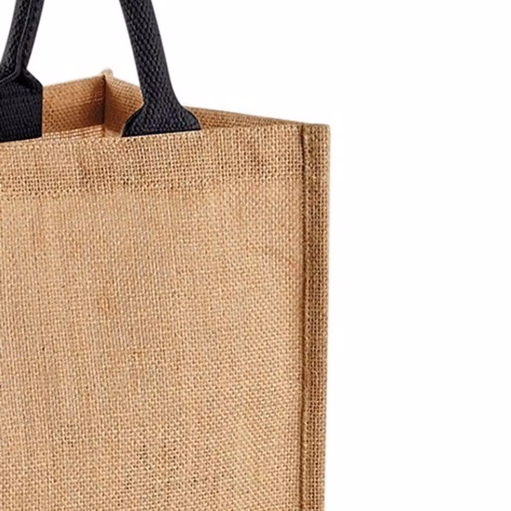 Westford Mill Jute Mini Tote Shopping Bag in Beige (14 Litres) – 2
