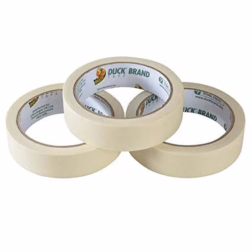 Duck Tape Beige All Purpose Masking Tape Triple Pack, W: 25 mm x L: 25 m