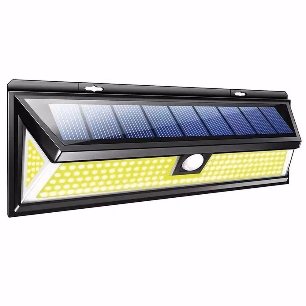 SPETLEK 190 COB LED Solar Wall Light with Motion Sensor in Black – 2