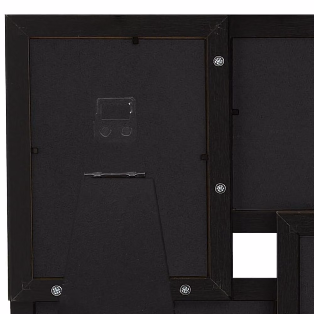 Berkfield Home Modern Black Collage Photo Frame for 4 Pictures, W/D/H: 13 x 18 cm – 4