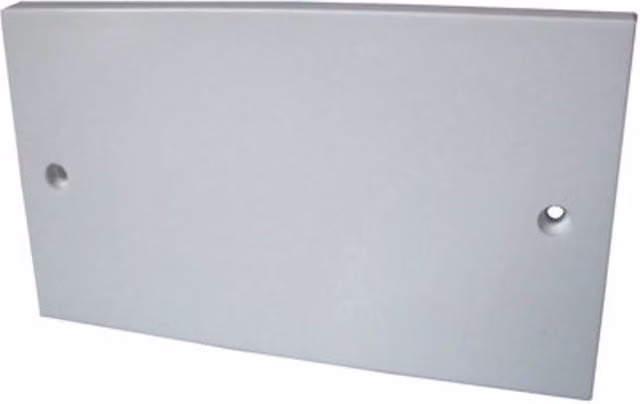McAlpine Single Blanking Plate in White