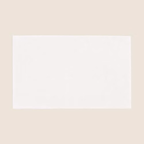 Misona Organic Cotton Luxury Reversible Towelling Bath Mat, White, W: 80 cm, D: 50 cm – 1