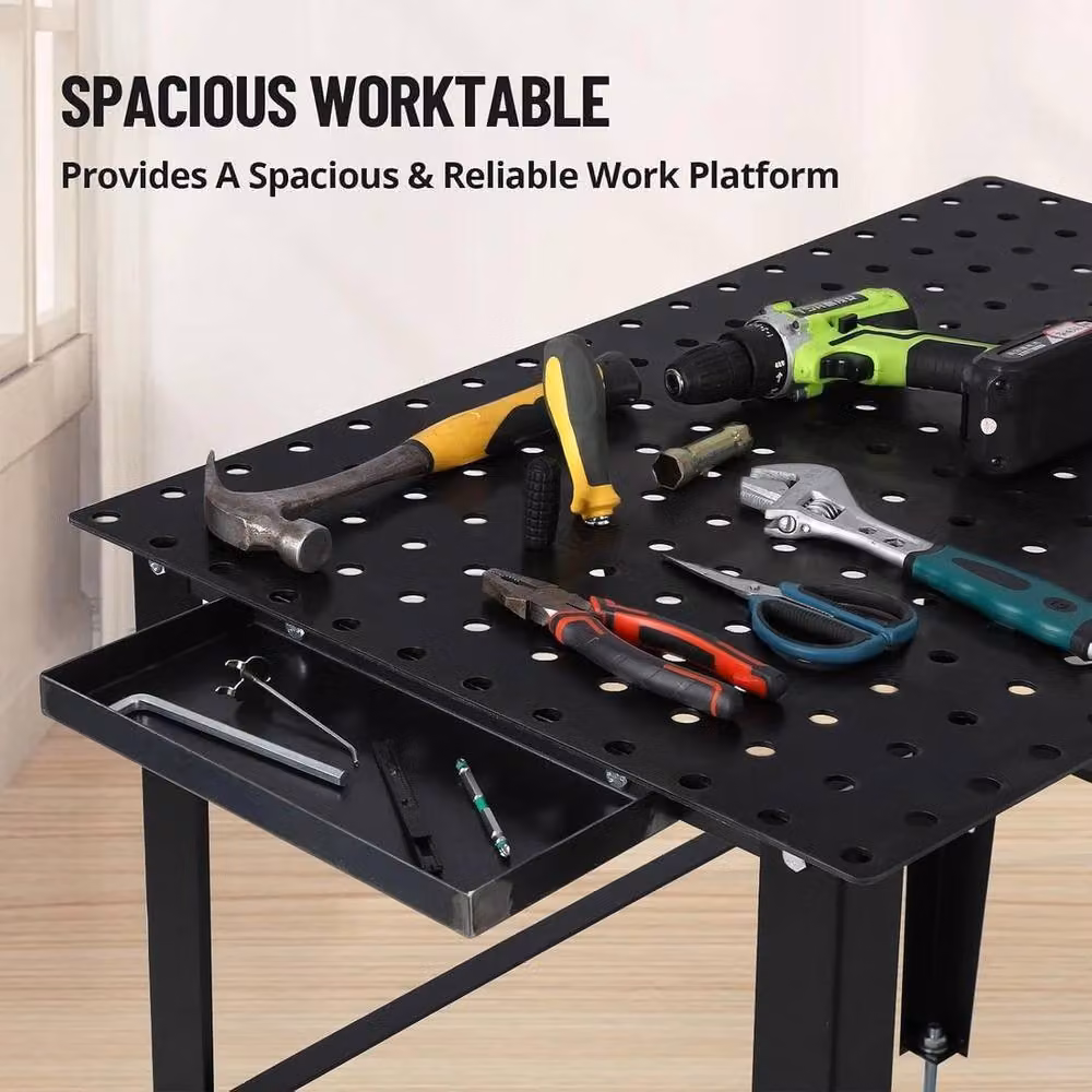 Havendro Heavy Duty Metal Welding Table Work Bench in Black – 4
