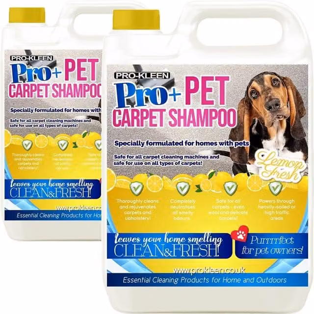 Pro-Kleen 4 in 1 Carpet and Upholstery Shampoo Concentrate Lemon Fresh, 10 kg