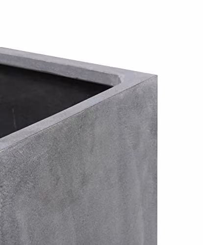 Primrose Grey Polystone Trough Planter W: 100 cm, D: 50 cm, H: 40 cm – 4