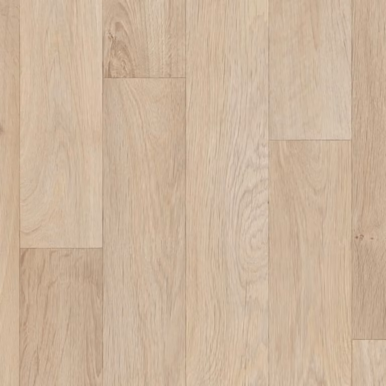 Vinyl Flooring UK Light Brown Wood Effect Cushion Backed Vinyl Flooring Sheet, W: 100 cm, L: 200 cm