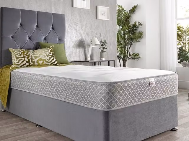 Aspire Store Crystal Ortho Natural Wool Hybrid Mattress in White