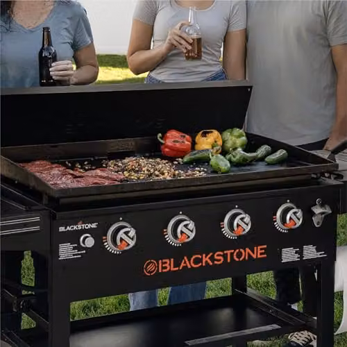 Blackstone 4 Burner Griddle with Lid in Black and Stainless Steel – 3
