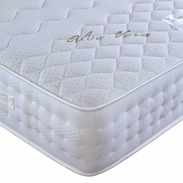 Bedmaster Hybrid Memory Foam Mattress in White, W/D/H: 90 x 200 x 25 cm