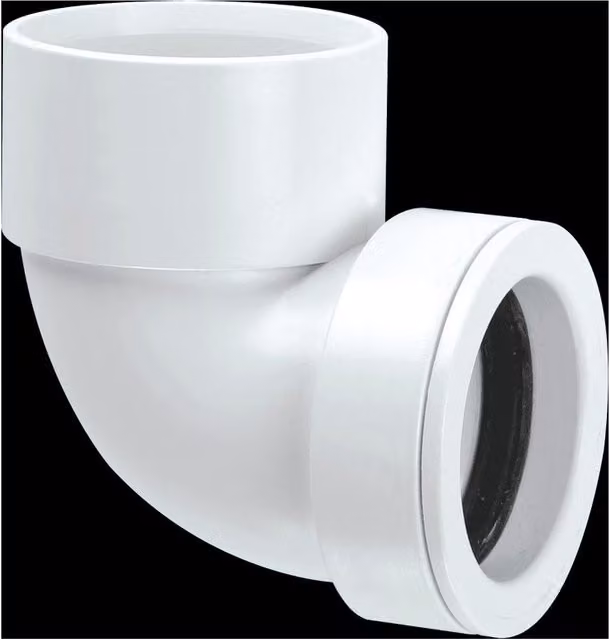 McAlpine White Solvent or Pushfit Continental 90 Degree Bend 1.25 inch x 32mm