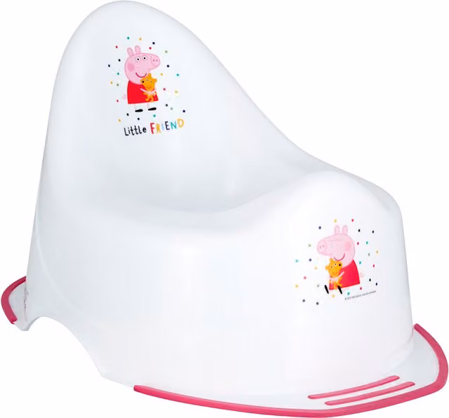 Peppa Pig Non-Slip Plastic Standalone Potty in Pink and White