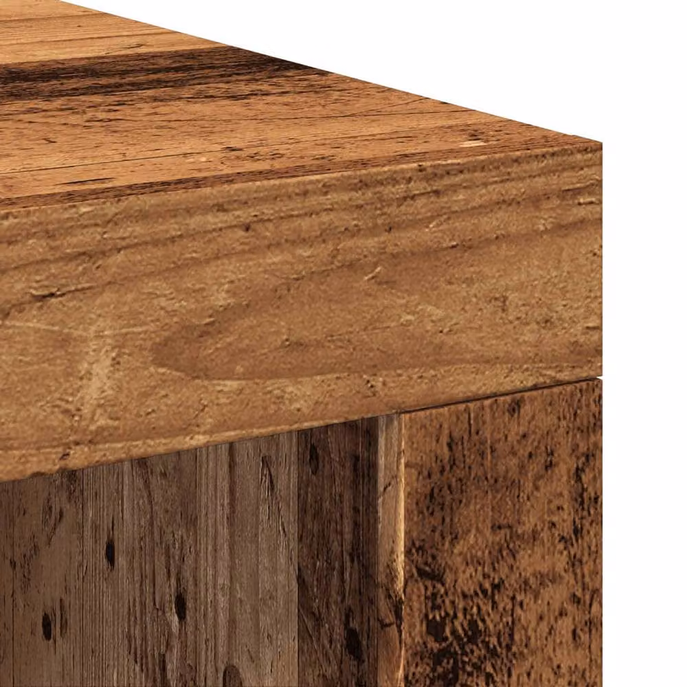 Berkfield Home Old Wood Coffee Table in Brown, W/D/H: 102 x 50 x 35 cm – 5