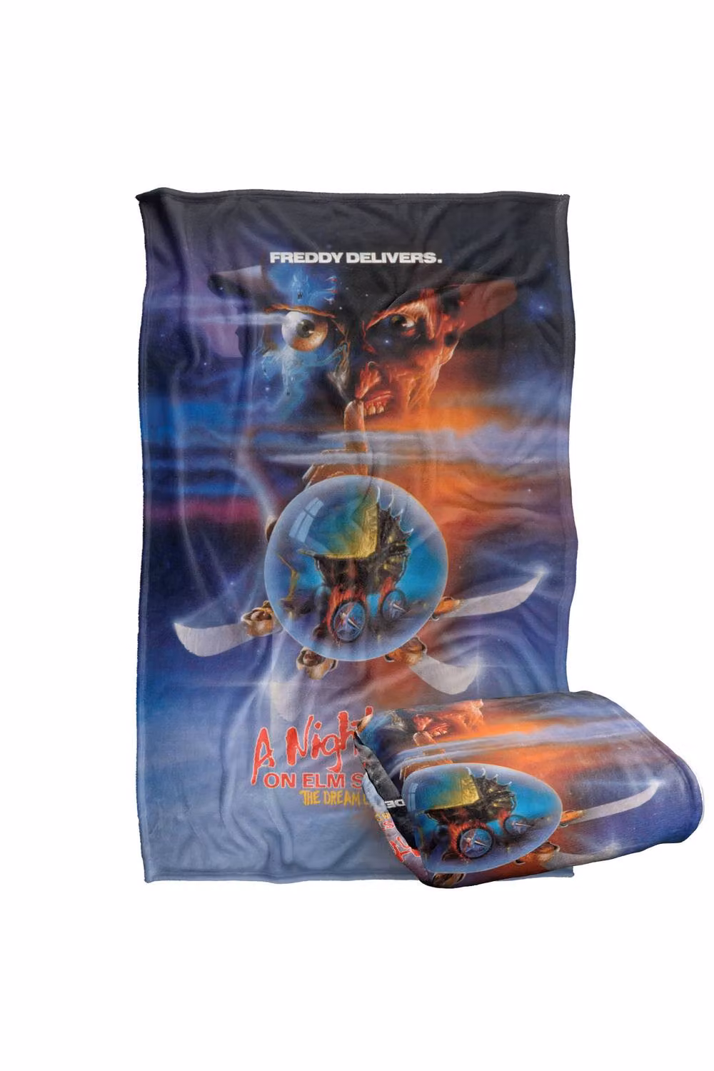 Warner Bros. Nightmare On Elm Street 5 Poster Super Soft Fleece Throw Blanket, Multicolour, W/D/H: 91 x 147 cm – 7