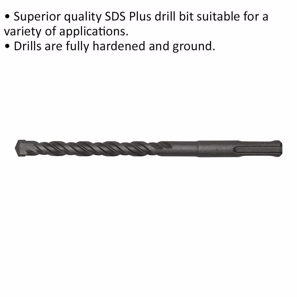 Loops SDS Plus Drill Bit, Grey and Multicolour, Diameter: 10 mm, Length: 160 mm – 2
